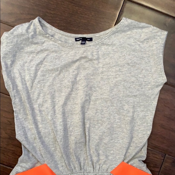 Gap Size X Large Gray Ribbon Belt Dress Cute! - Picture 2 of 2